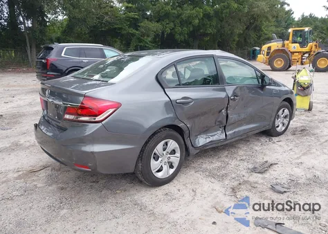 2013 Honda Civic Lx из США, поврежденный, VIN 19XFB2E50DE005510